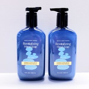 Bath & Body Works SEA SALT CRUSH Revitalizing Gel Hand Soap, 9 fl oz (2 pcs)